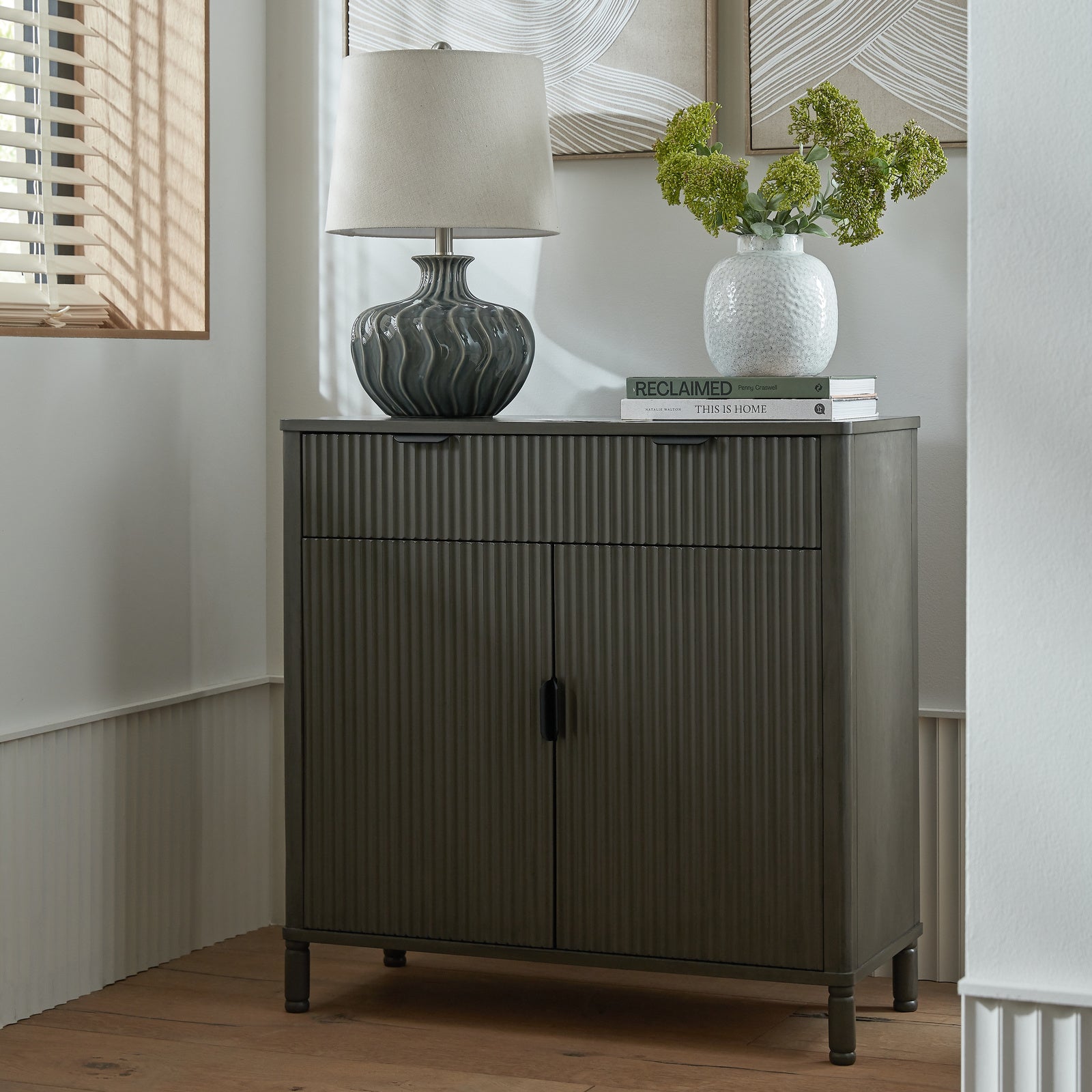 Reed 1 Drawer 2 Door Cabinet
