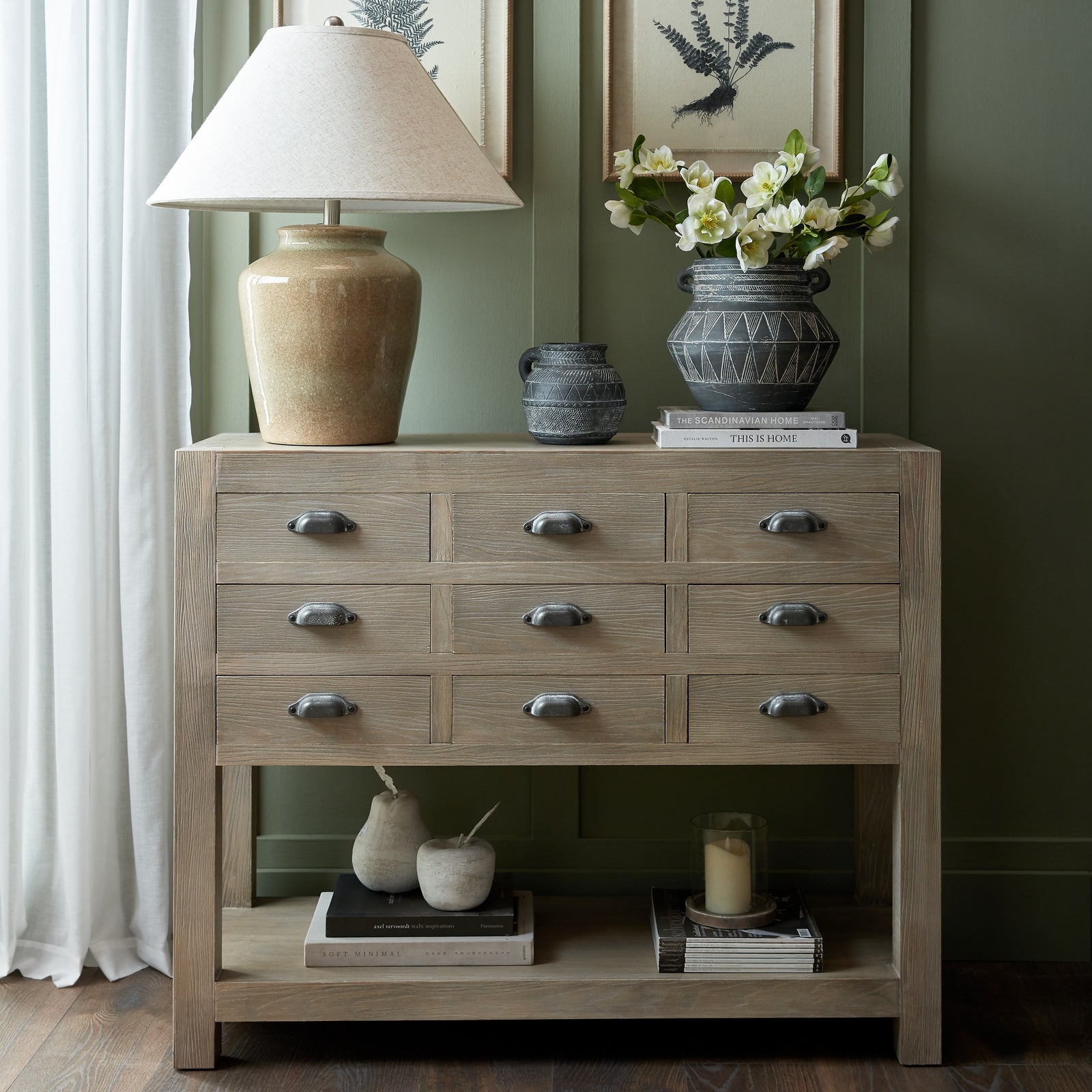 Haldon 9 Drawer Chest With Shelf
