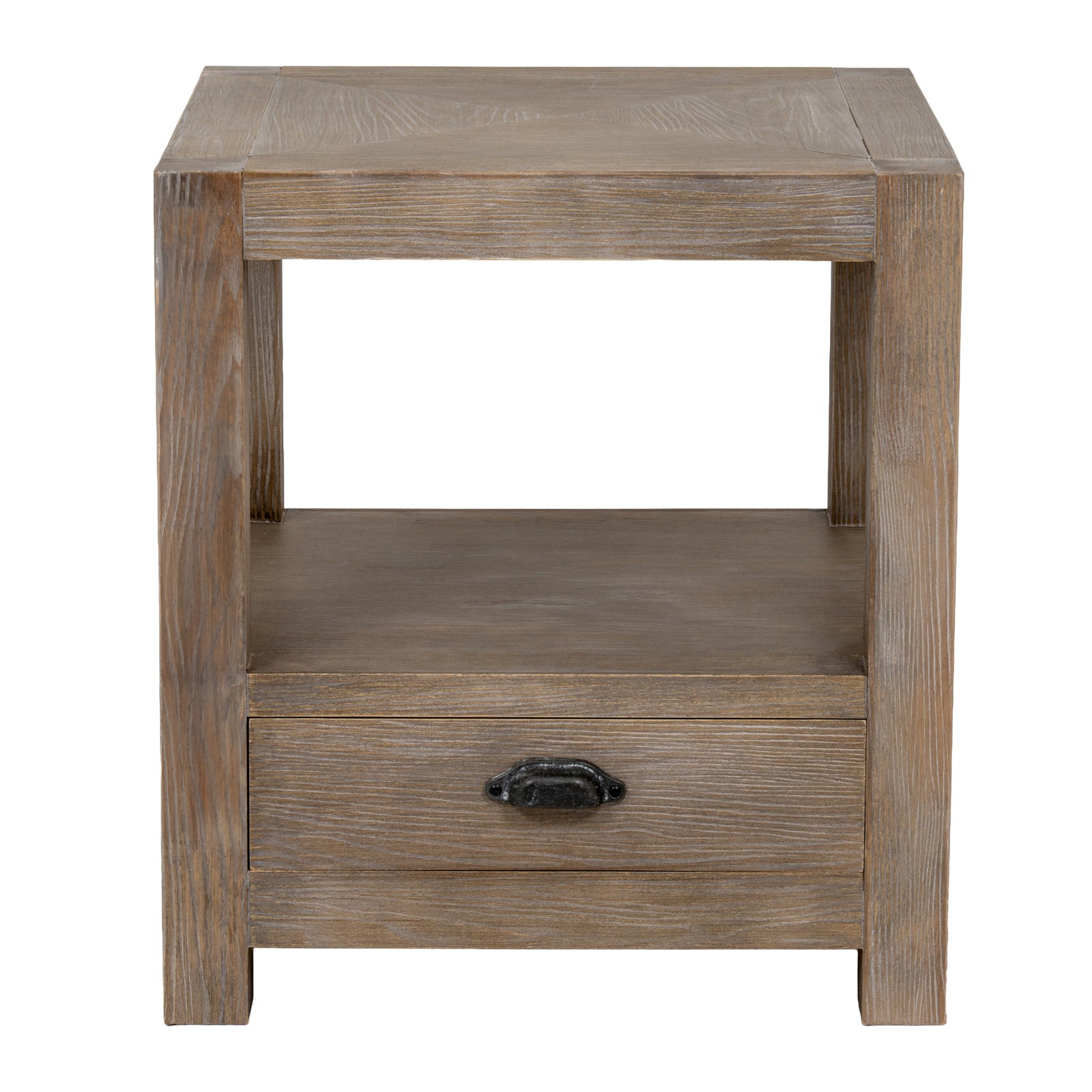 Haldon 1 Drawer Side Table With Shelf