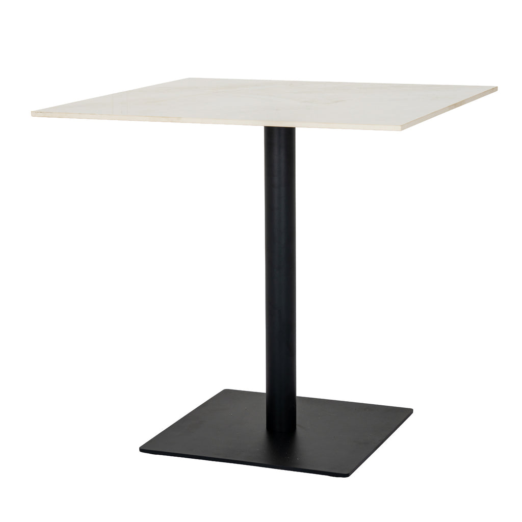 Large Romanby Stone Square Dining Table by Hill Interiors with a sturdy stone surface and modern design for dining rooms.
