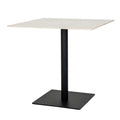 Large Romanby Stone Square Dining Table by Hill Interiors with a sturdy stone surface and modern design for dining rooms.