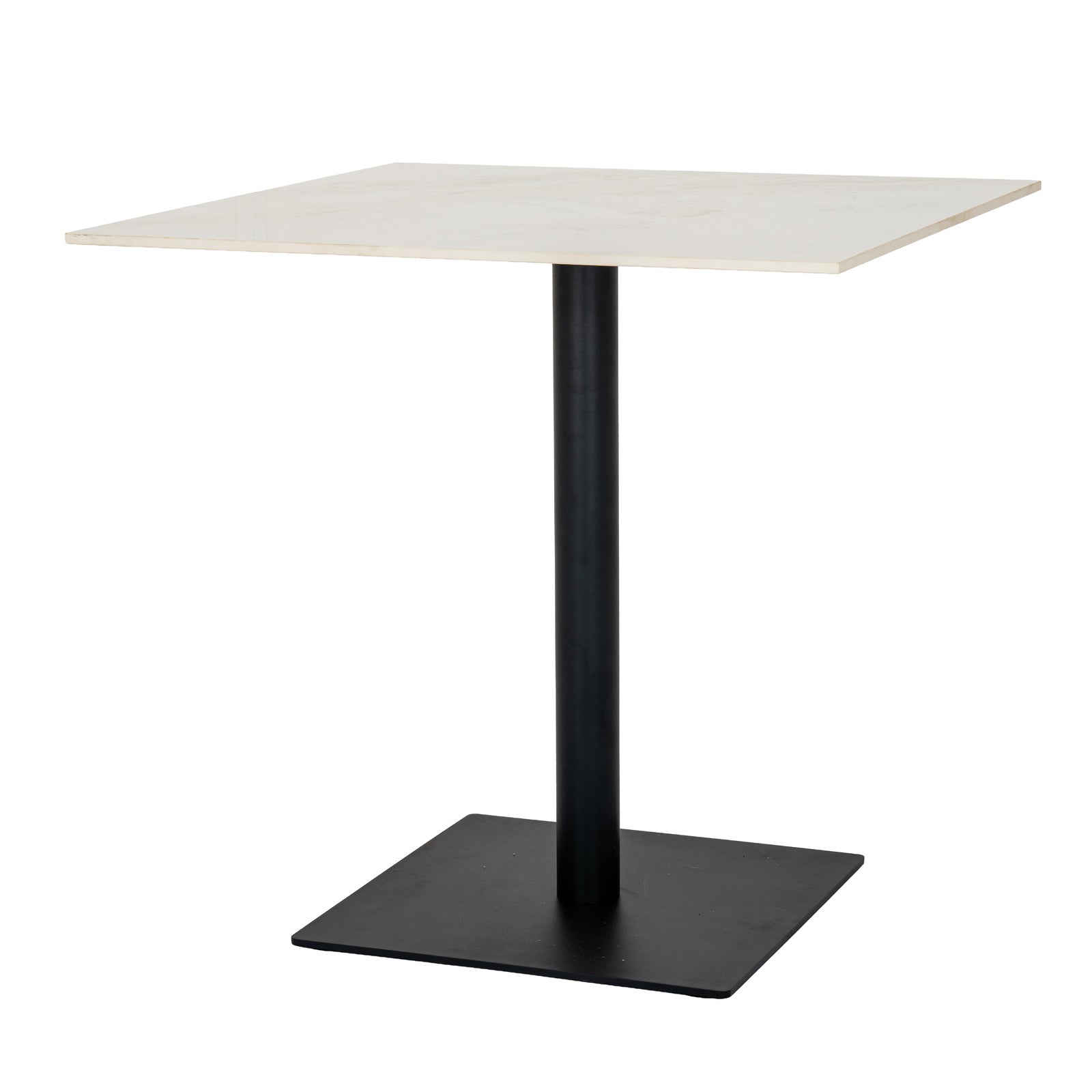 Large Romanby Stone Square Dining Table by Hill Interiors with a sturdy stone surface and modern design for dining rooms.