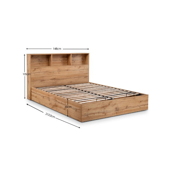 Bali Bed Bookcase Headboard