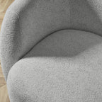 Julian Bowen Bowline Swivel Chair in modern accent chair design with a sleek, cushioned seat and a swivel base.