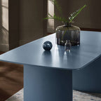 Julian Bowen Element rectangular glass dining table with sleek glass top and sturdy metal legs, ideal for modern dining rooms.