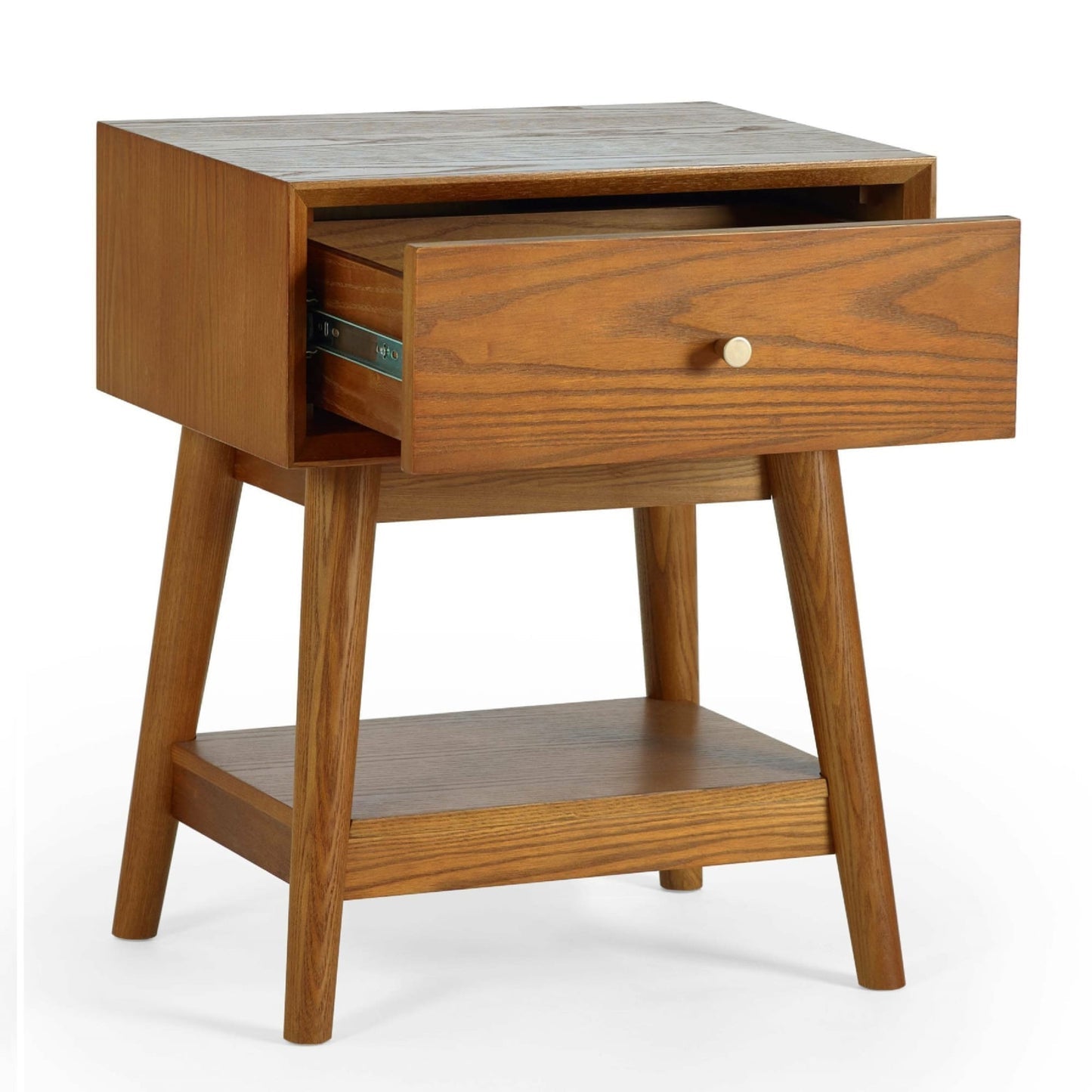 Lowry Cherry Ash 1 Drawer Side Table