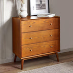 Lowry Cherry Ash 3 Drawer Chest