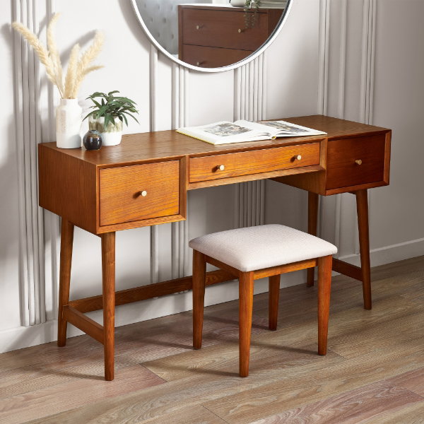 Lowry Dressing Table & Stool Set