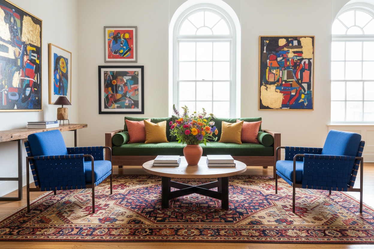 colorful interior