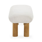 Side view of Freya cushioned low bench