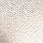 Close-up texture shot of the premium cream woven fabric upholstery on the Lowry vanity stool seat.